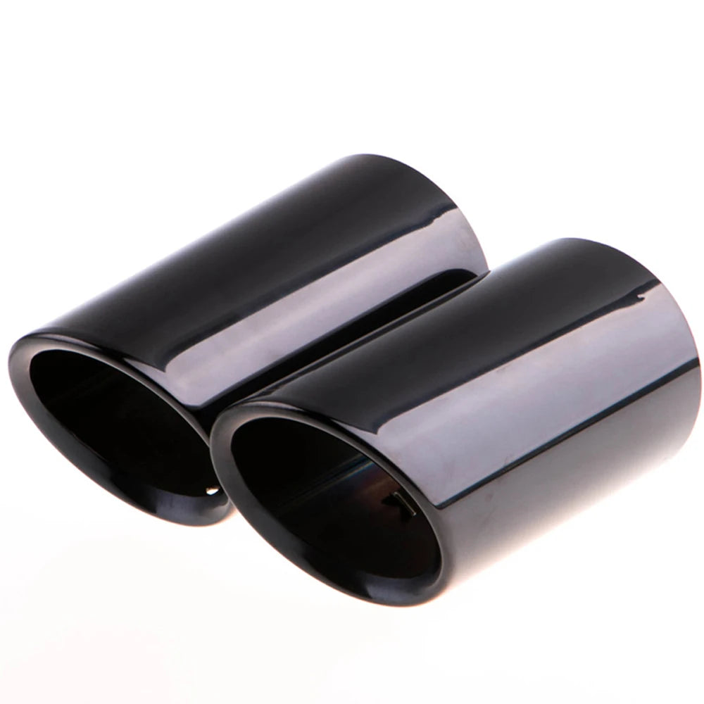 Stainless Steel Exhaust Muffler Tip Tailpipe - Universal Rear Car Exhaust Trim 2.68 in (6.8 cm)