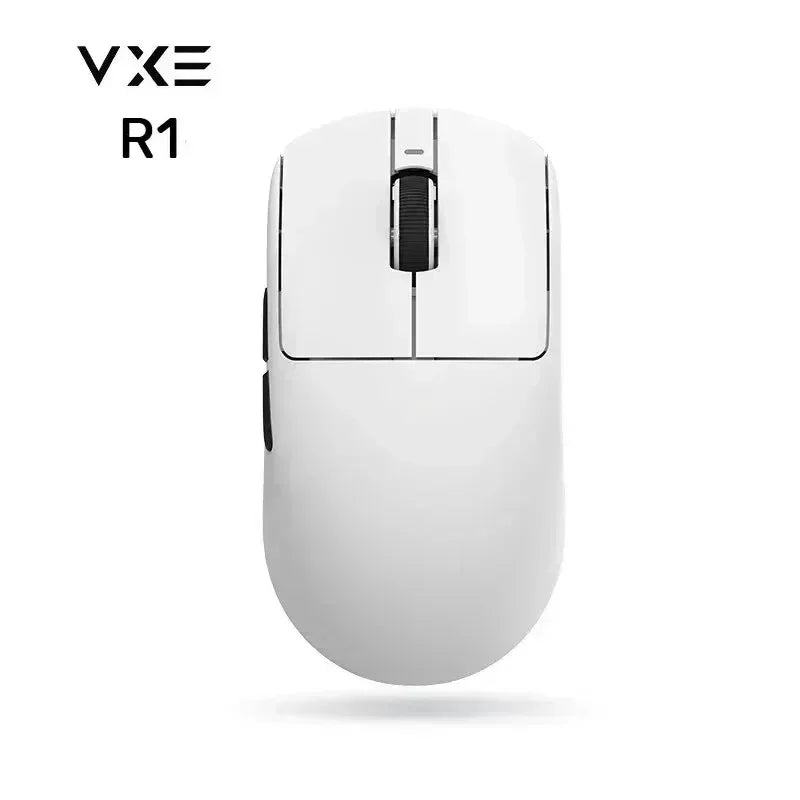 Lightweight Wireless Gaming Mouse - Bluetooth & USB, Rechargeable, 5-Button, 1600 DPI, Right-Handed
