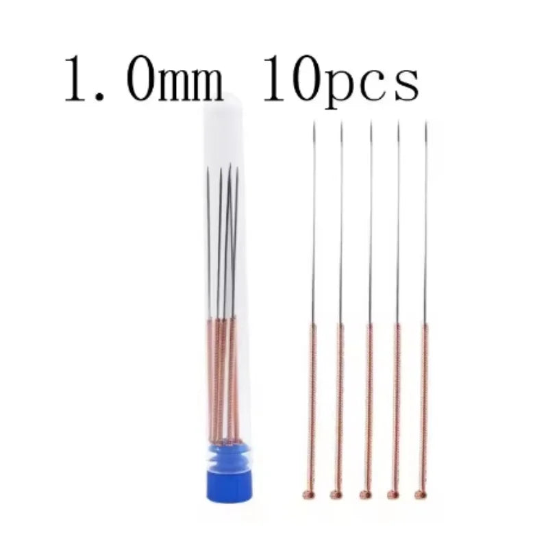 3D Printer Nozzle Cleaning Kit Stainless Steel Needles 0.2/0.3/0.4/0.5/0.6/0.8/1.0mm 10-Pack