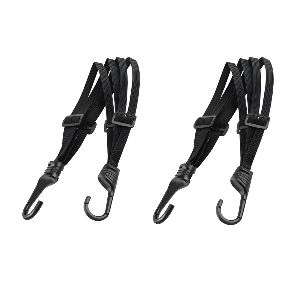 90 cm (35.4 in) Elastic Car Trunk Cargo Strap – Heavy-Duty Latex Bungee with Hook, Adjustable, 1 or 3-Pack