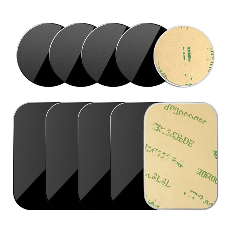 Universal Magnetic Metal Plate for Car Phone Mount – Adhesive Iron Disk for Mobile Phone Magnet Holder