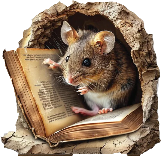 Cute Mouse Hole Wall Decal - Removable Cartoon Mouse Sticker for Living Room & Bedroom Home Decor