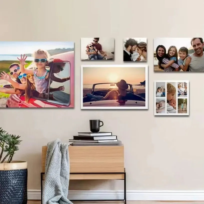 Custom Canvas Poster – Personalized Movie, Wedding & Family Wall Art for Living Room & Bedroom