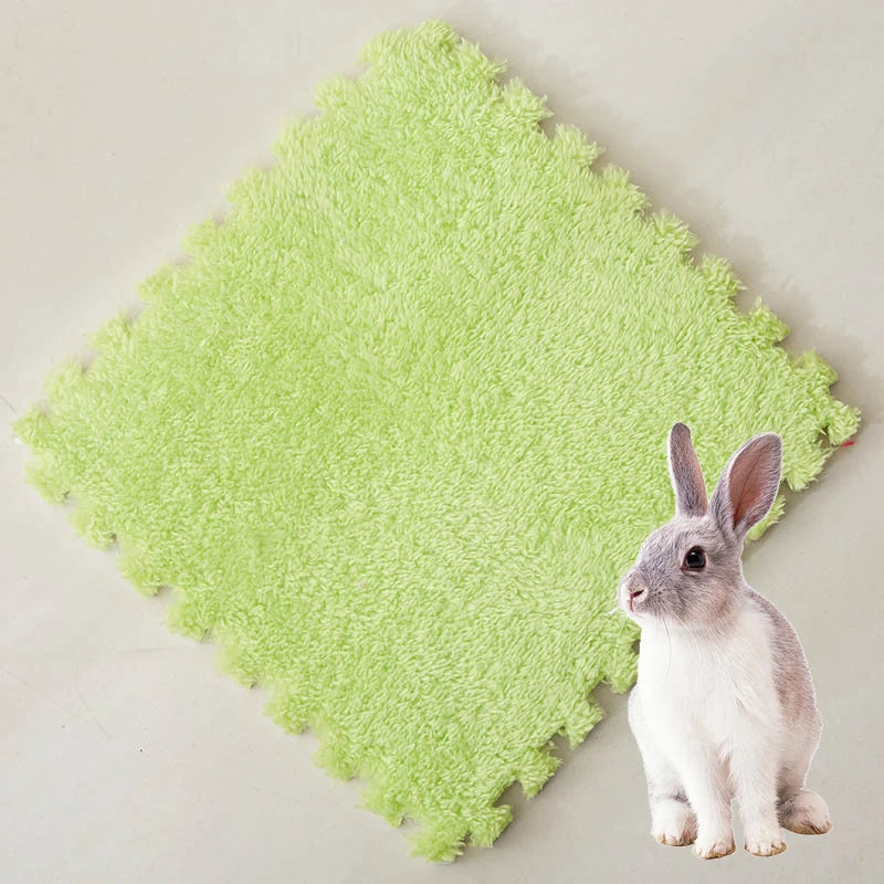 30 x 30 cm (11.8 x 11.8 in) EVA Foam Pet Warming Pad — Soft Fleece Sleeping Mat for Guinea Pigs, Hamsters, Rabbits (1–10 pcs)