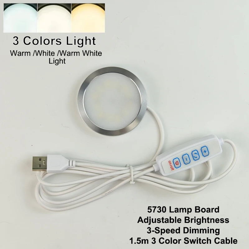 Adjustable LED Lamp Kit DIY — White Cold & Warm LED Light Parts (No Lamp Shell)
