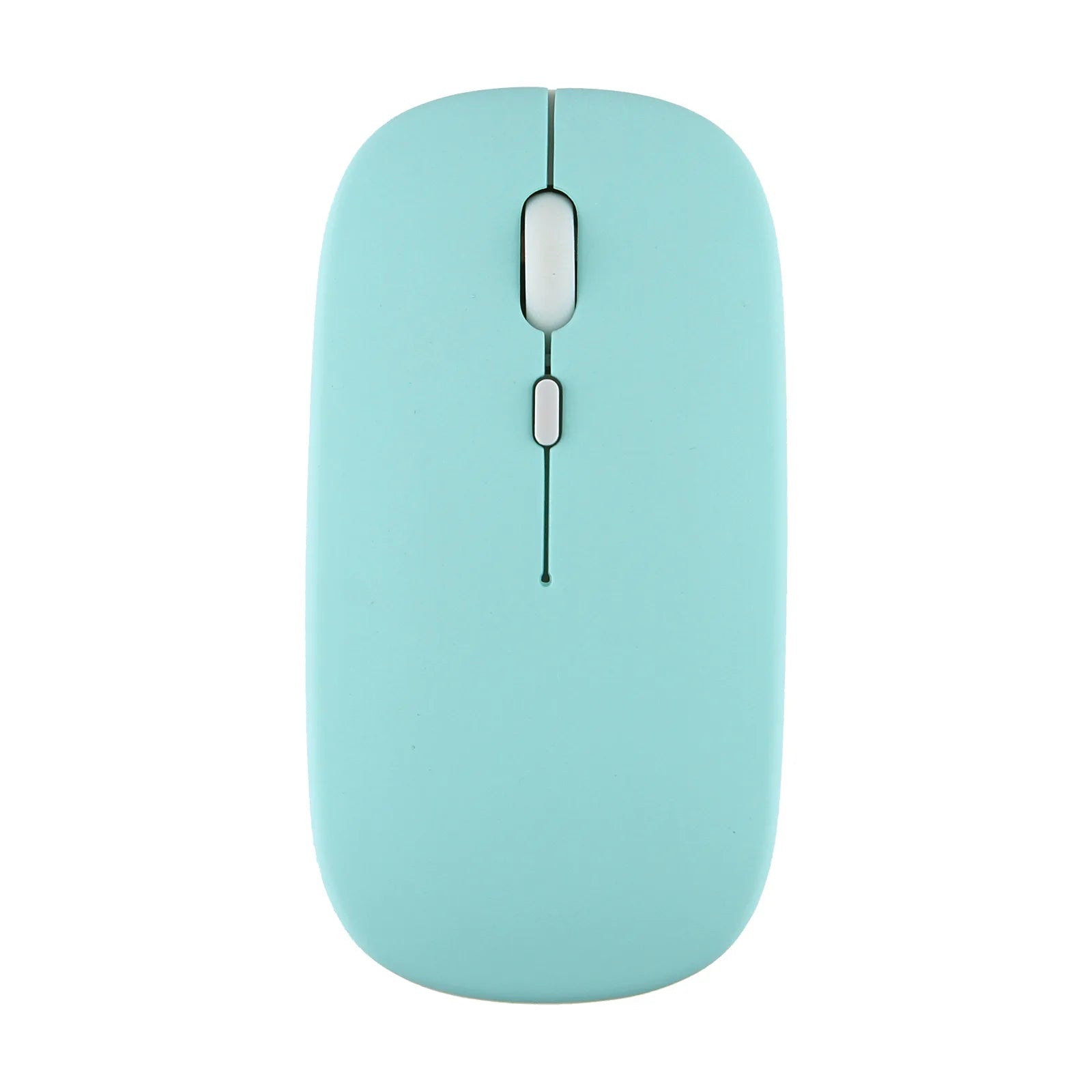 Silent Bluetooth & 2.4GHz Wireless Macaron Optical Mouse - Rechargeable Silent Click Mouse for Laptop & Tablet (iPad, Samsung, Xiaomi, Lenovo)