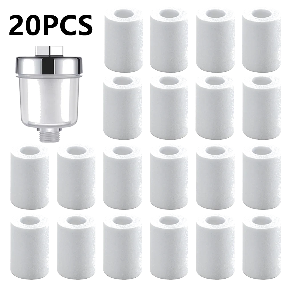 Universal Faucet & Shower Water Filter Kit – 5 Micron PP Cotton Transparent Inline Filter for Kitchen & Bathroom