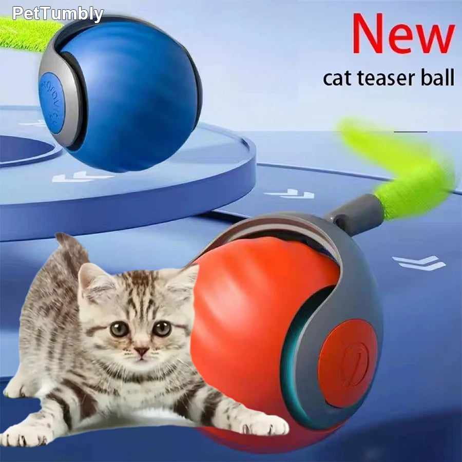 Interactive USB Rechargeable Cat Toy Ball