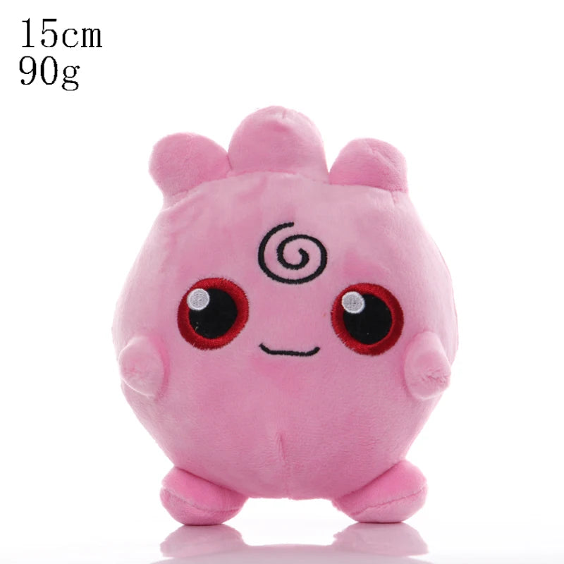 Pikachu & Friends 8 in (20 cm) Plush Stuffed Animal — Pikachu Charmander Squirtle Bulbasaur Eevee Scorbunny Gengar Snorlax Christmas Gift