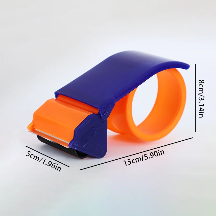 Portable Tape Dispenser & Cutter Handheld Box Sealer Tape Holder for Packaging