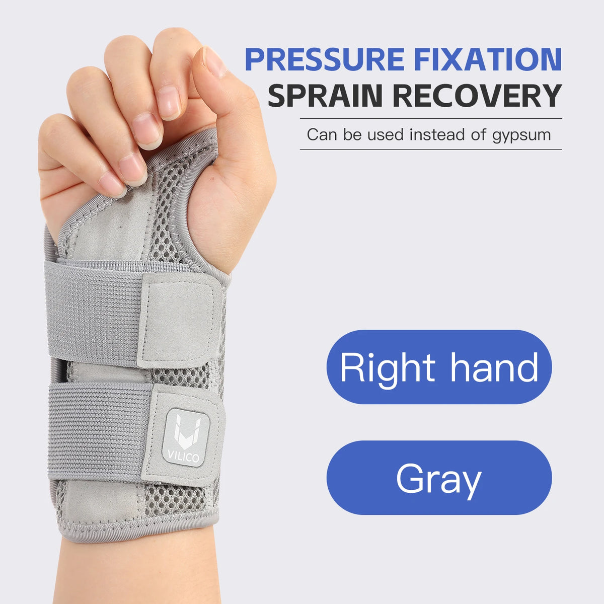 Adjustable Wrist Brace with Splint for Carpal Tunnel Relief - Support for Arthritis, Tendonitis & Sprains (Unisex)