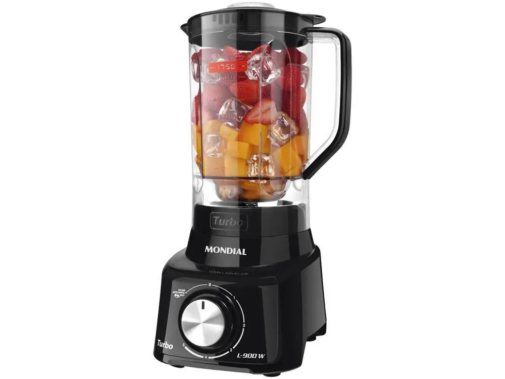 Turbo L-900 FB 900W 5-Speed Blender with Filter, 2.7L (91 fl oz) Jar – 220V Black
