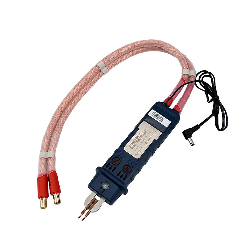 O-Type Spot Welding Pen for 18650/21700/32700 Battery Packs — 25 mm² Square Copper Cable