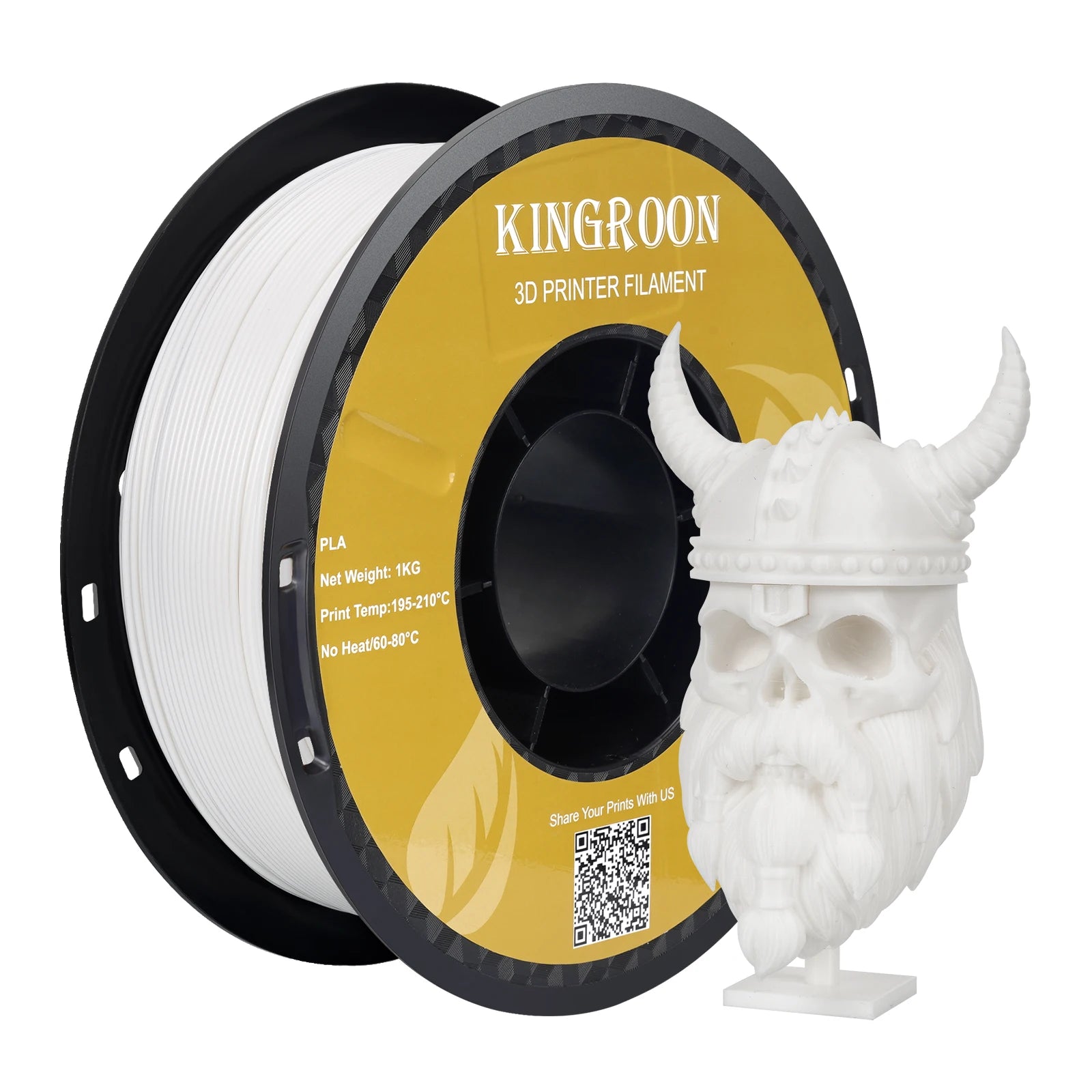 10kg (22lb) Multicolor PLA Filament – 10 × 1kg (2.2lb) Spools, 1.75mm for FDM 3D Printing