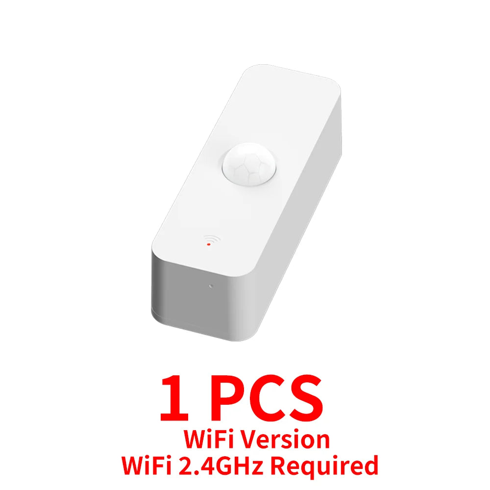 WiFi & Zigbee PIR Motion Sensor - Smart Home Infrared Detector, Alexa Compatible, Zigbee2MQTT