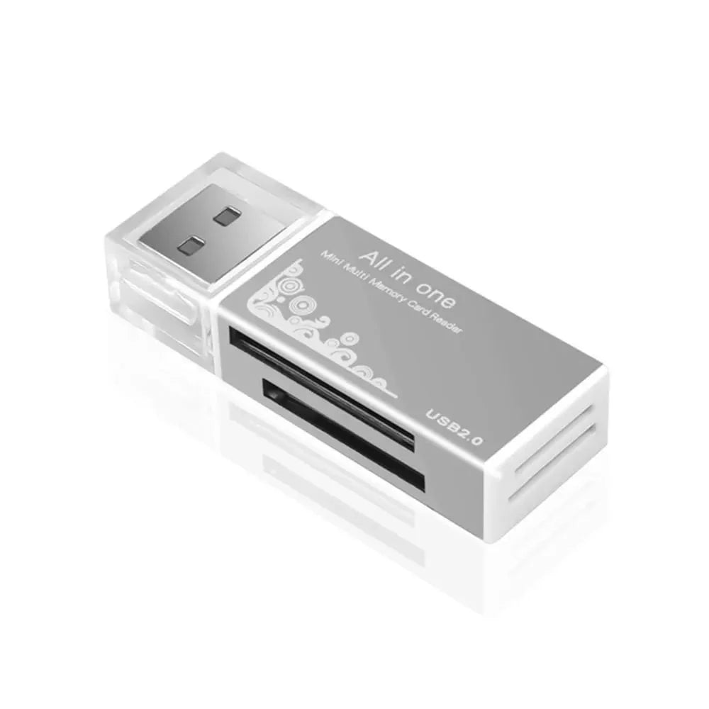 USB 3.0 2-in-1 Multi-Function Card Reader Micro SD TF & USB Flash Drive Adapter for PC Laptop