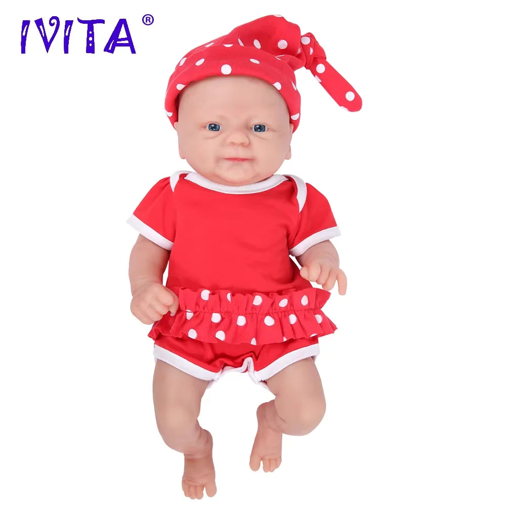 Full Body Medical-Grade Silicone Reborn Baby Doll – Realistic, Weighted & Painted, 28–47 cm (11–18.5 in) – Collectible Gift for Adults & Kids