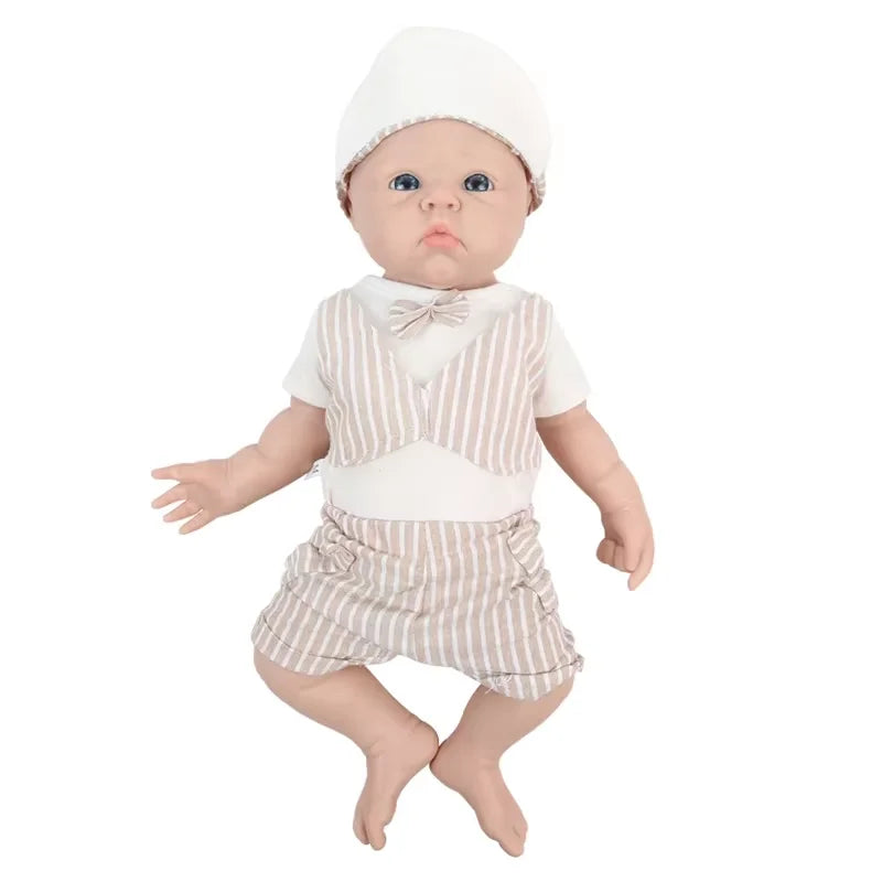 Full Body Medical-Grade Silicone Reborn Baby Doll – Realistic, Weighted & Painted, 28–47 cm (11–18.5 in) – Collectible Gift for Adults & Kids