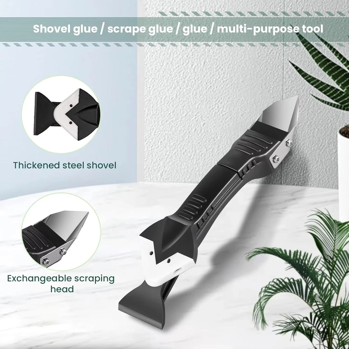 Rubber Combination Tool for Paint & Decorating - Versatile DIY Rubber Spreader