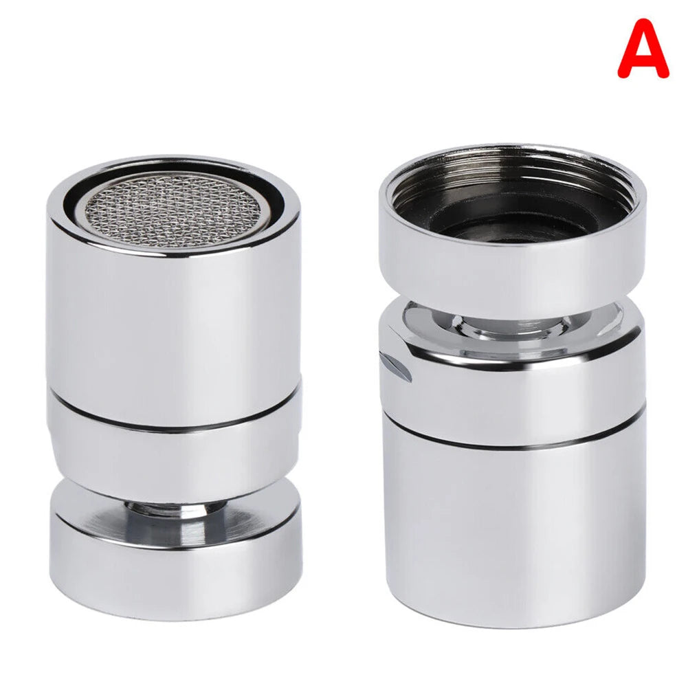 360° Swivel Faucet Aerator – Splash-Proof Water-Saving Tap Nozzle for Kitchen & Bathroom, Fits 22mm (0.87 in) Female & 24mm (0.94 in) Male