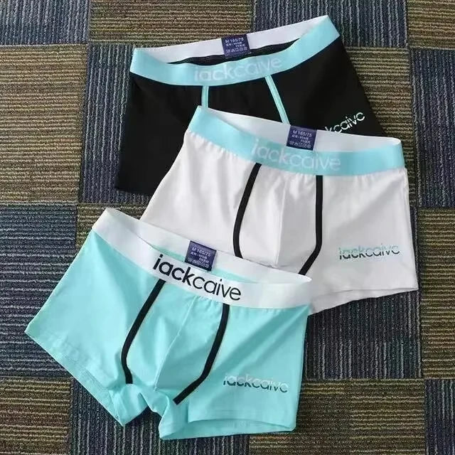3-Pack Cotton Men's Boxers - Breathable Solid Underwear, Comfortable Fit (M-3XL)