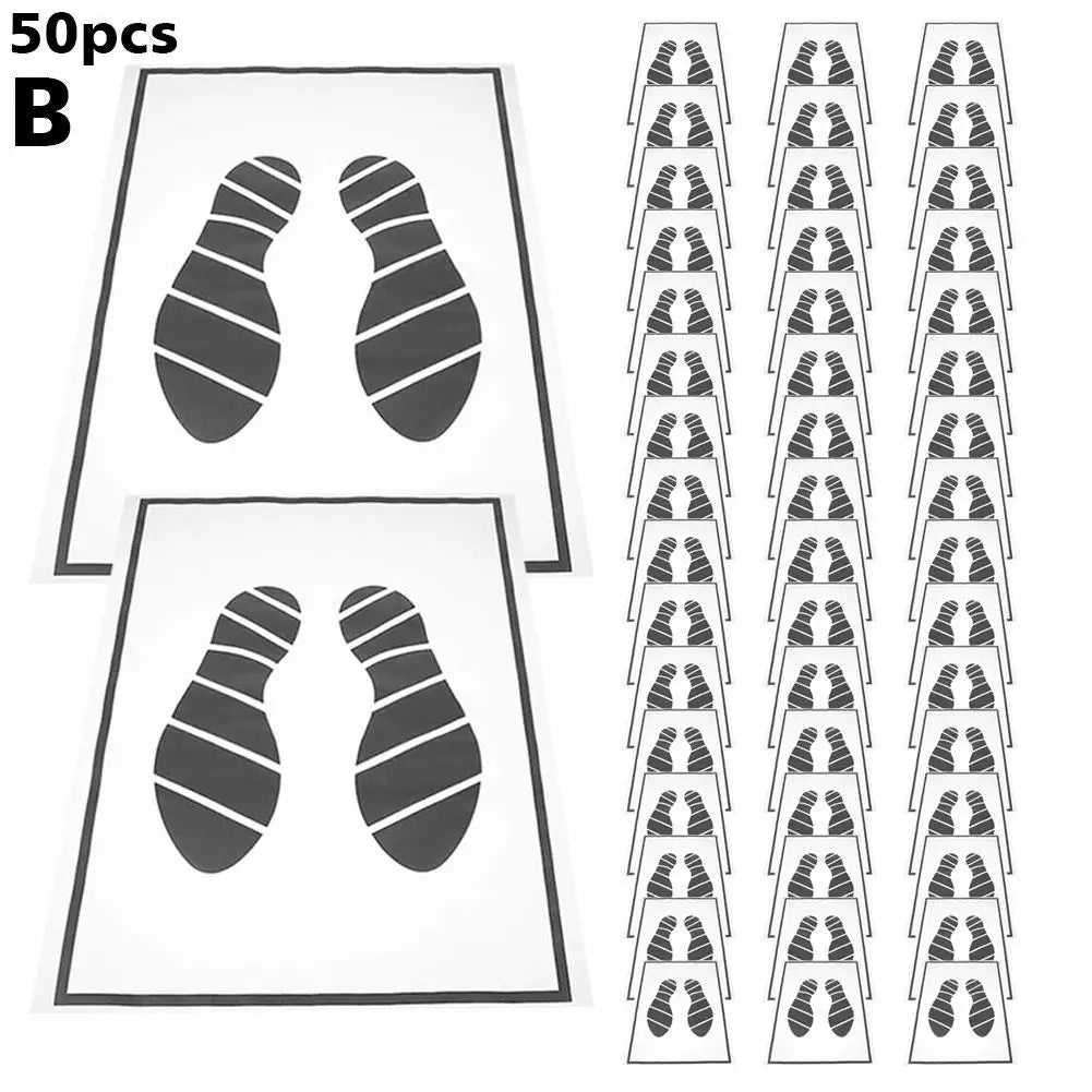Disposable Car Floor Mats — 25/50/100 Pack Waterproof Anti-Slip Paper, Universal 50 x 38 cm (19.7 x 14.9 in)