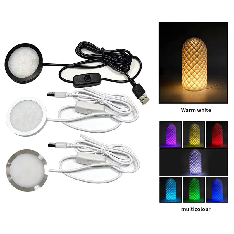 Adjustable LED Lamp Kit DIY — White Cold & Warm LED Light Parts (No Lamp Shell)