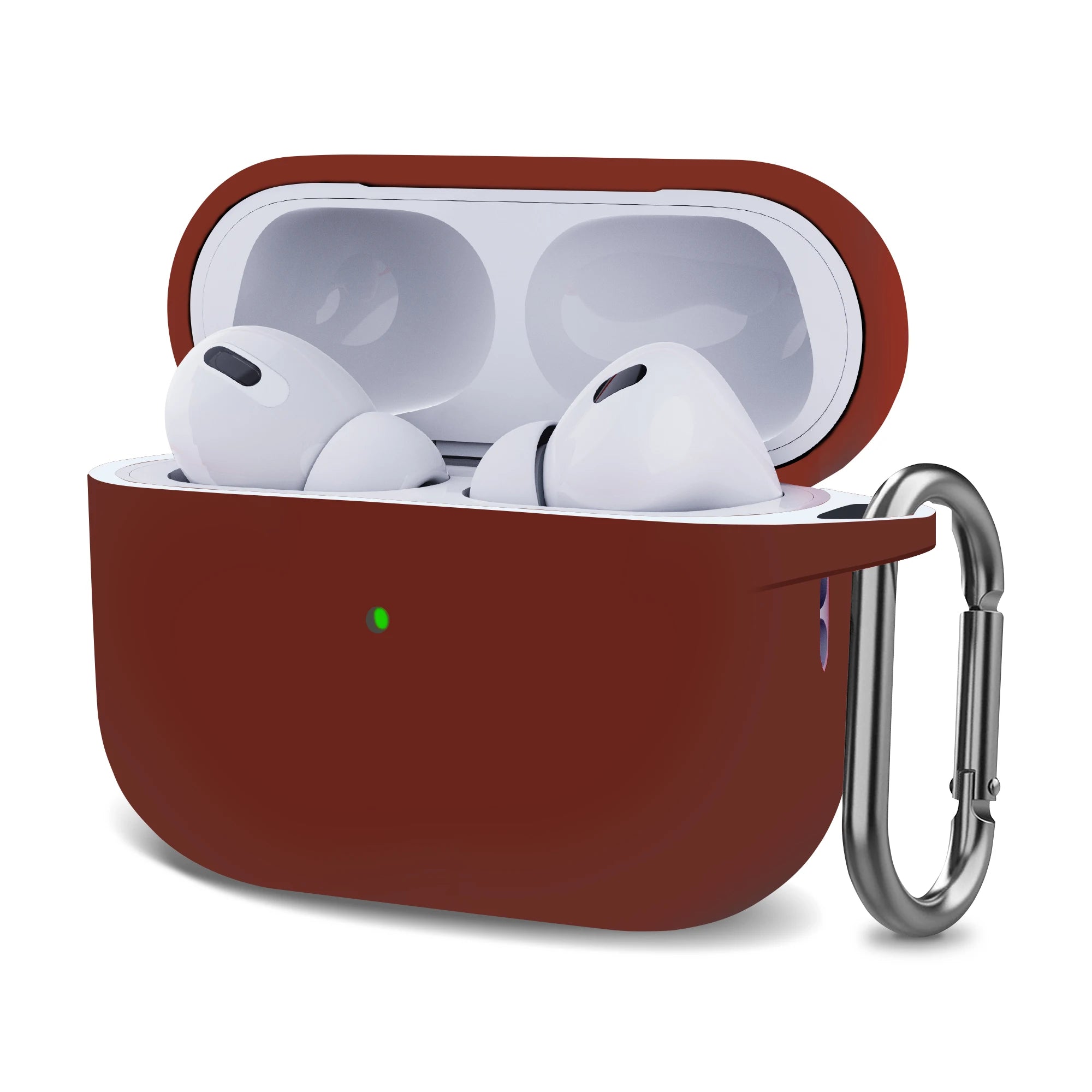 Silicone Earbud Charging Case Cover — Soft TPU Shockproof Protective Case for True Wireless Earbuds (1-Pack)