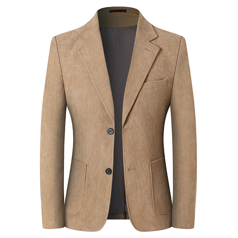 Men's Corduroy Suit – Versatile Blazer & Trousers for Business, Banquets and Casual Wear