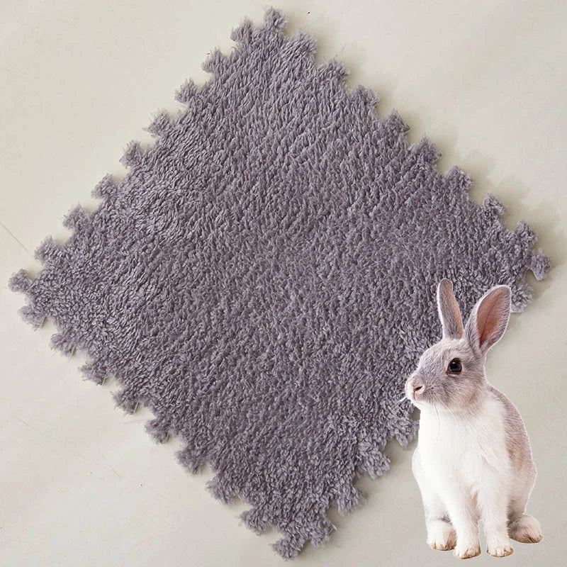30 x 30 cm (11.8 x 11.8 in) EVA Foam Pet Warming Pad — Soft Fleece Sleeping Mat for Guinea Pigs, Hamsters, Rabbits (1–10 pcs)
