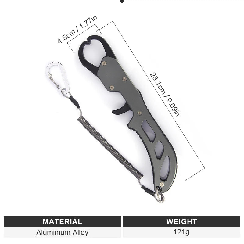 Stainless Steel Fishing Scissors Keychain – Blunt Tip Serrated Blade, 9.5 x 6.27 cm (3.74 x 2.47 in)