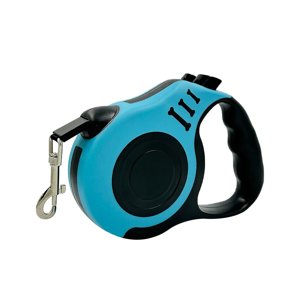 Retractable Nylon Dog Leash 3m/5m (9.8 ft/16.4 ft) Adjustable Lead for Small and Medium Dogs and Cats
