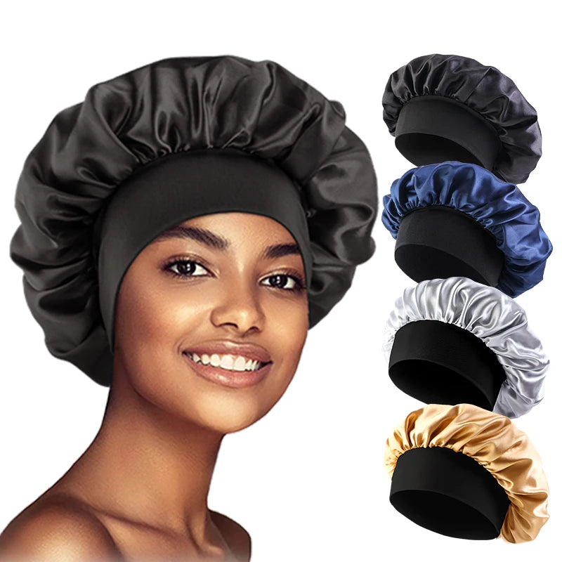 Satin Bandana Headscarf - One Size Fits Most Adults, Lightweight Fashion Headwrap (28 Colors)