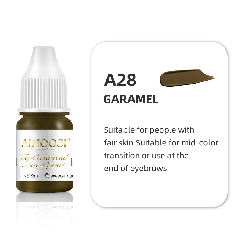 Microblading & Nano Brows Pigment – REACH Certified Permanent Makeup (PMU) Tattoo Ink, 3ml