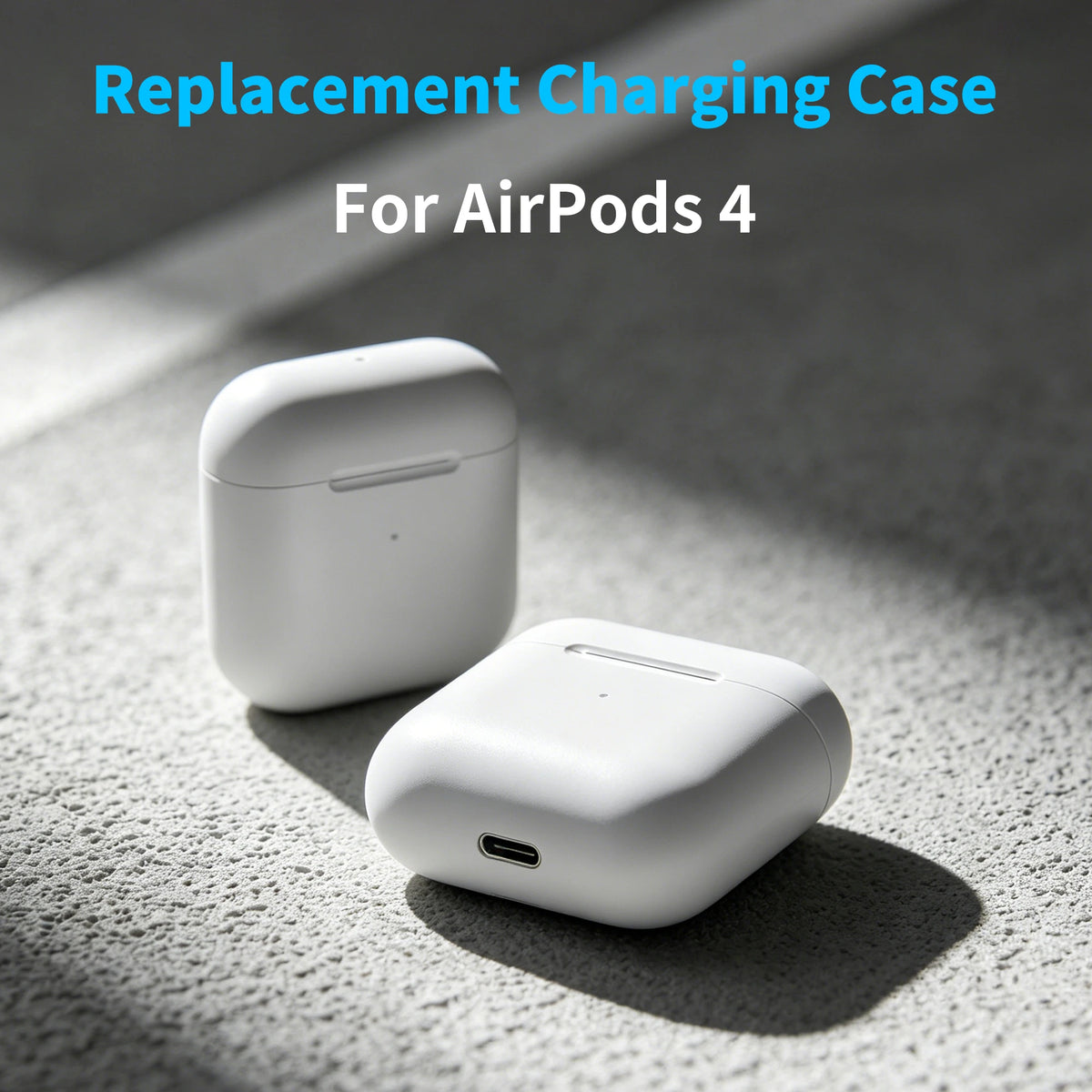 Wireless Replacement Charging Case for True Wireless Earbuds - USB-C 450mAh Bluetooth Pairing