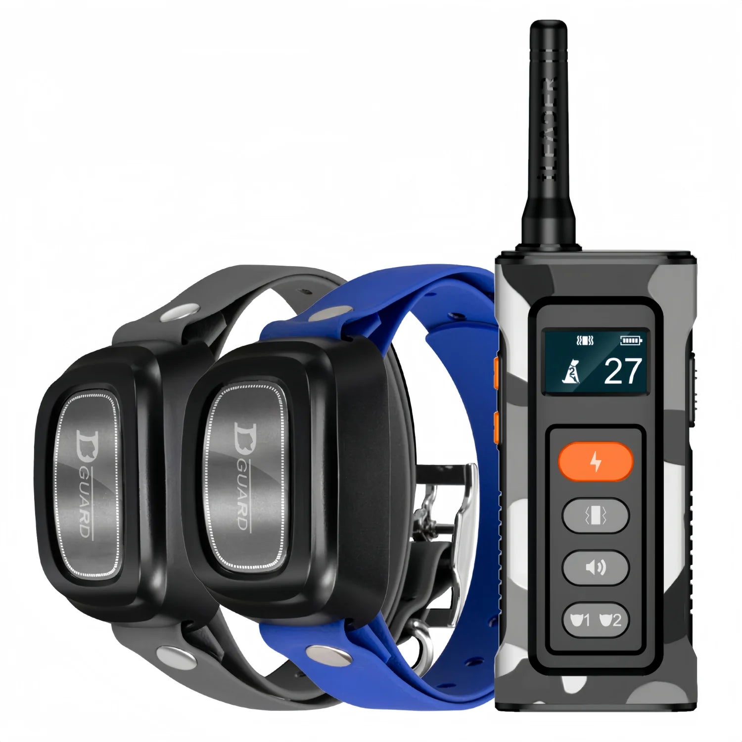 Waterproof Remote Dog Training Collar — Beep, Vibration & Shock, 3,300 ft Range (1,000 m), Adjustable for 8–150 lb (3.6–68 kg) Dogs