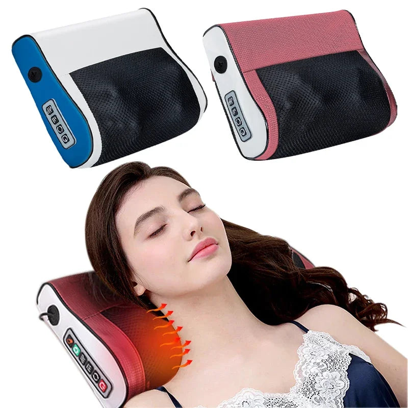 Multi-Function Neck and Shoulder Massager with Adjustable Heat and Deep Kneading for Neck, Back & Home Use