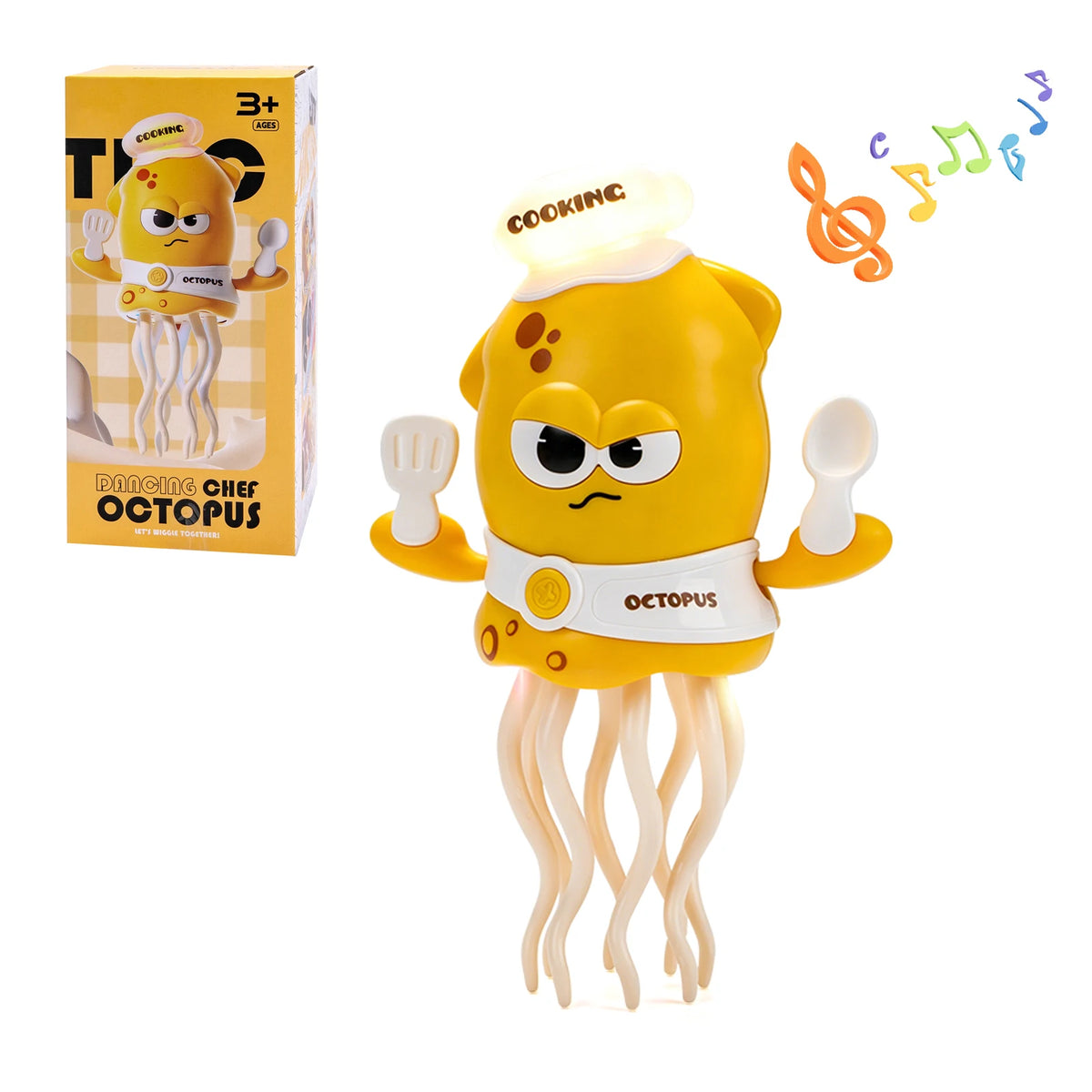 Baby & Toddler Electronic Pet Toys - Dancing Octopus, Musical Penguin & Duck | Interactive Crawling Tummy Time Toy