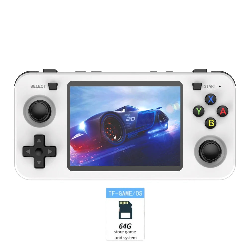 Horizontal Retro Handheld Game Console 3.5-inch (8.9 cm) Portable Pocket Player 64GB - 15,000+ Classic Games