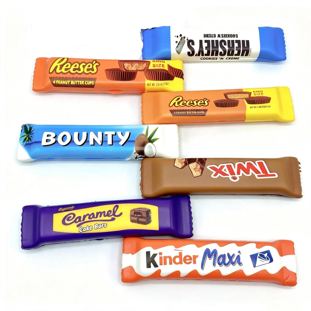 Chocolate Butter Stick Squishy Toy - Slow Rebound Soft Squeeze Stress Relief Sensory Toy - 1/4/8-Pack Party Favors