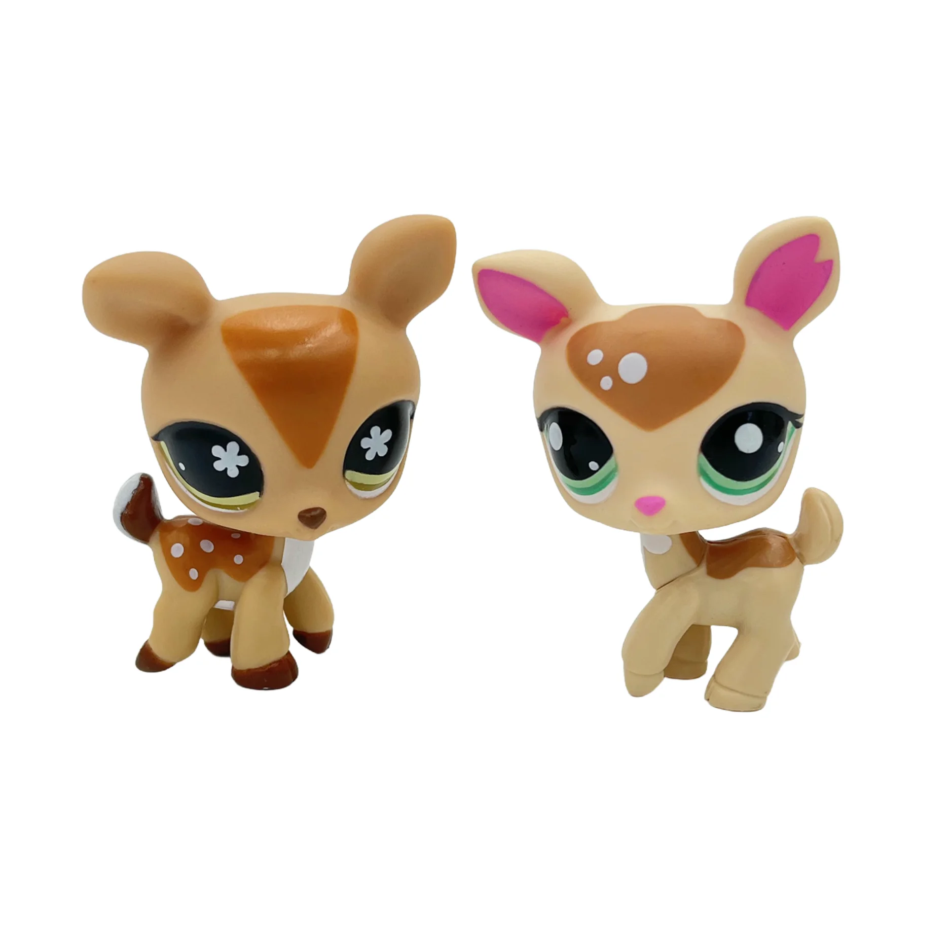 2-Pack Mini Pet Figurines — Cute Dog & Cat PVC Bobble Head Collectibles, 1.5–2 in (4.8–5.5 cm)