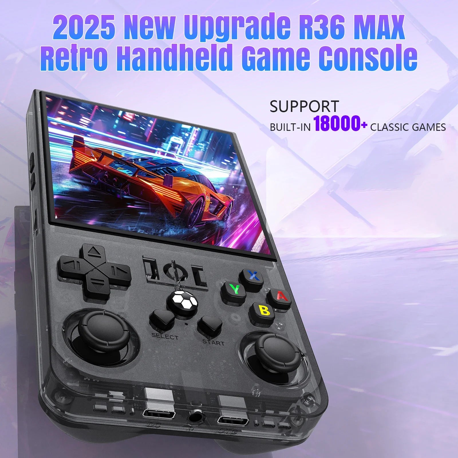 Portable Retro Handheld Game Console, 4.0-inch (10.16 cm) IPS 720x720, 64GB/128GB Storage, 18,000+ Classic Games
