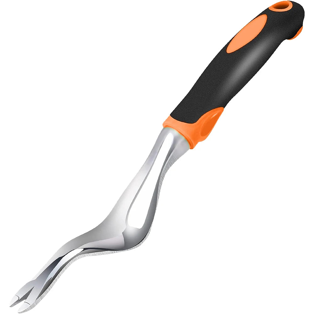Hand Weeder Tool 11.9 in (30.2 cm) Garden Weed Puller with Ergonomic Handle for Lawn, Garden & Transplanting