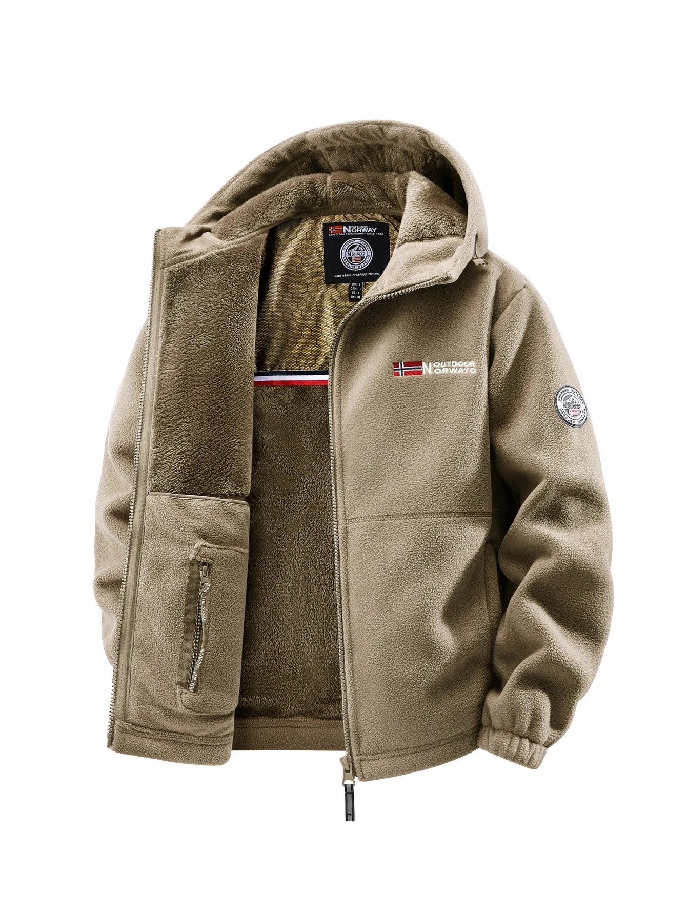 Men's Autumn Winter Hooded Jacket - Casual Outdoor Coat for Travel, Commuting & Streetwear
