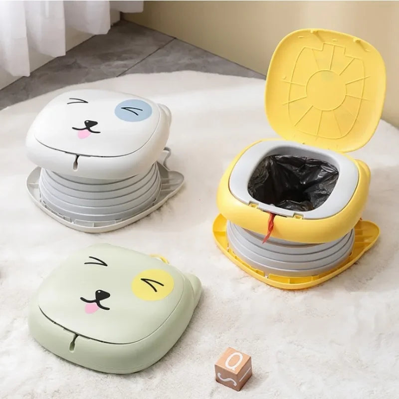 Portable Foldable Toddler Potty Training Toilet for Travel, Car, Camping & Home (Holds up to 154 lb / 70 kg)