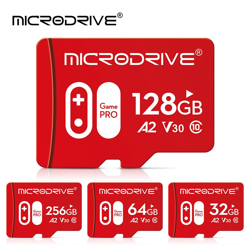 High-Speed microSDXC Memory Card 32/64/128/256GB U3 A1 for Phone, Camera, Tablet, Drone