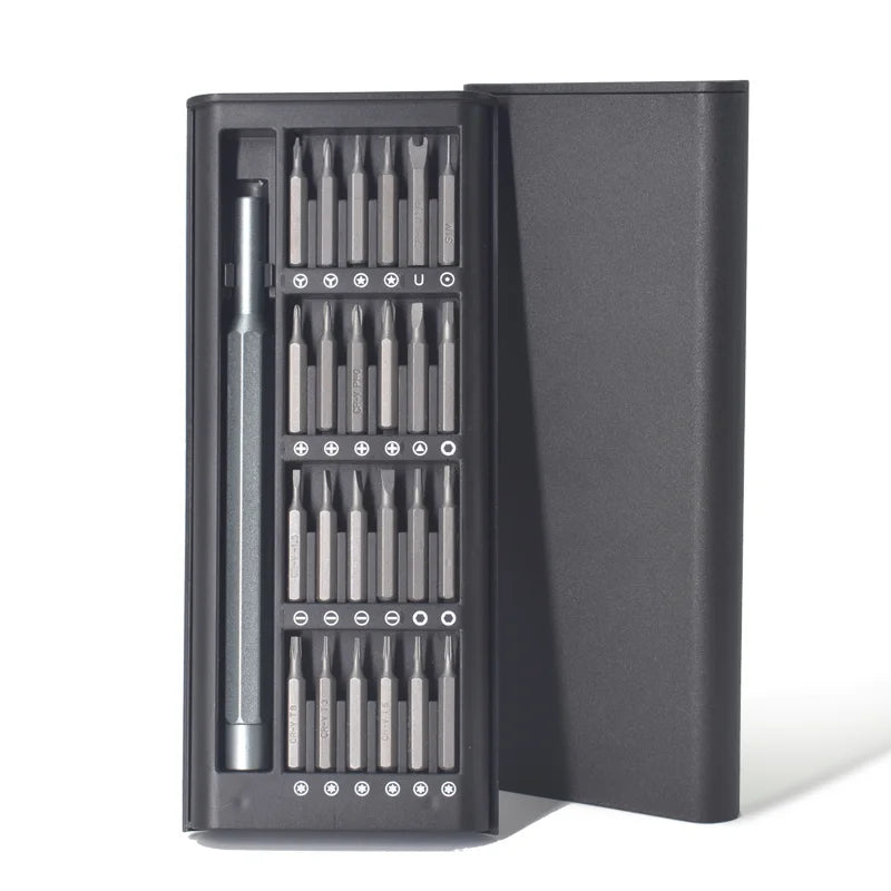 25-in-1 Precision Magnetic Screwdriver Kit - S2 Bits for iPhone, PC, Laptop, Watch, Camera, Glasses