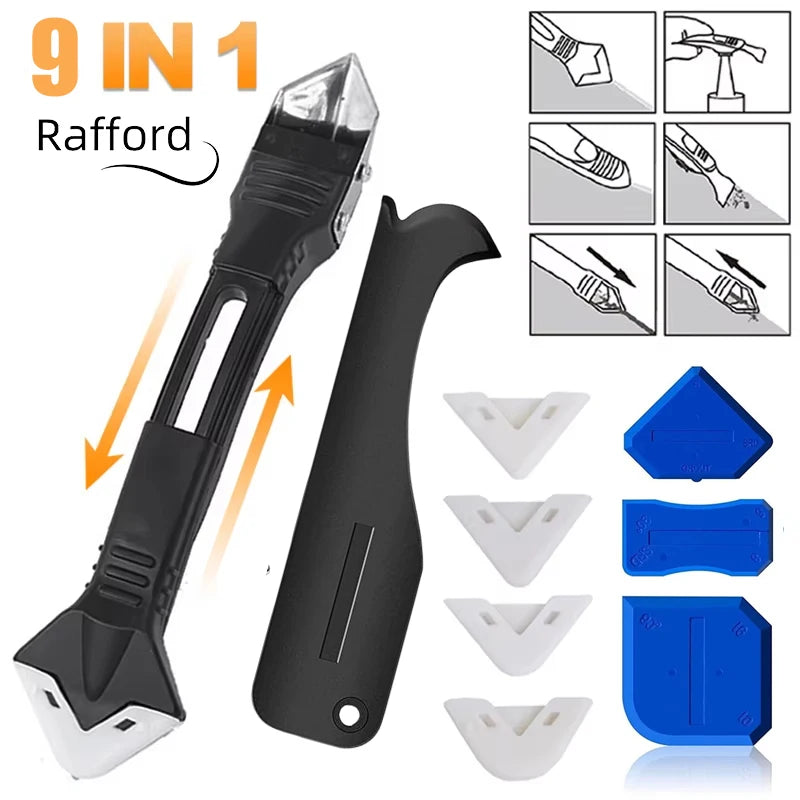 Rubber Combination Tool for Paint & Decorating - Versatile DIY Rubber Spreader