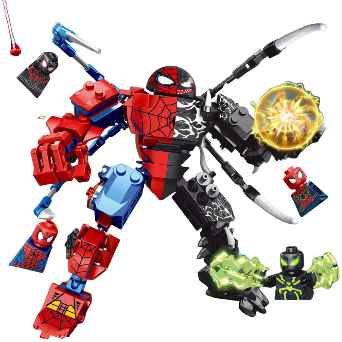 Blind Box Mini Building Block Figures - Spider-Man, Iron Man, Venom, Goblin, Deadpool & More - Collectible Surprise Gift