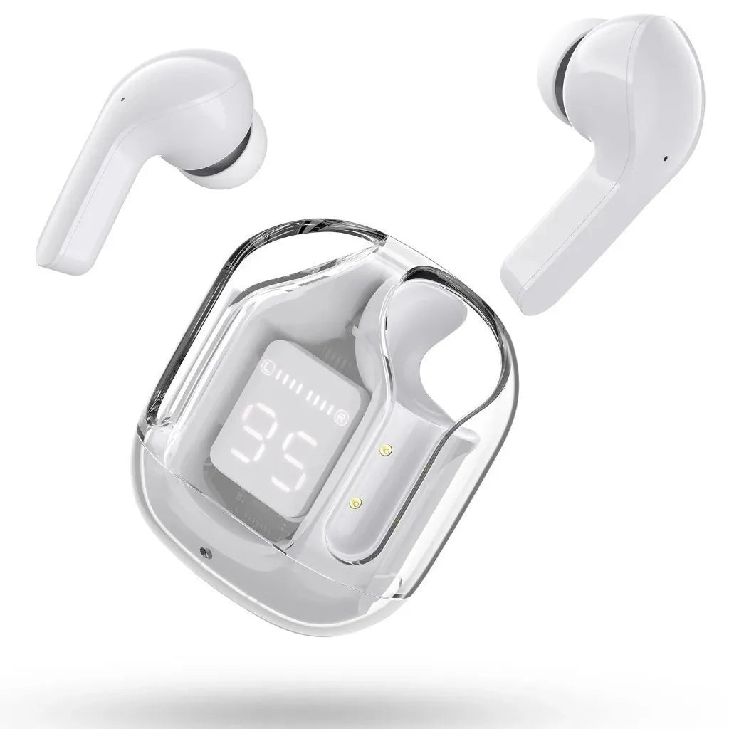 Bluetooth Noise-Cancelling TWS Earbuds with Digital Display Charging Case Hi-Fi Stereo